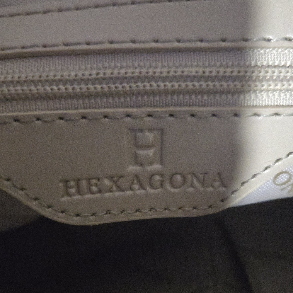 Hexagona Tan Crossbody Bag - Picture 7 of 9